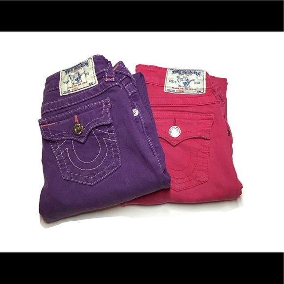 2 Pack of Girls True Religion Jeans